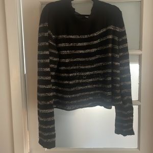 Elder statesman cashmere striped sweater